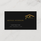 ミニマリストホーム建物建築ルクスビジネス 名刺 (正面)