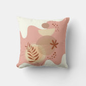 ミニマリストボタニカル抽象芸術II装飾用クッション クッション (正面)