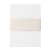 ミニマリストボホシックテラコッタ結婚ズ 招待状ベリーバンド (裏面例)