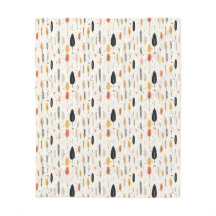 ミニマリストボホスタイルフリースブランケット