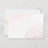 ミニマリストボホボタニカルテラコッタ結婚ズ 出欠カード (裏面)