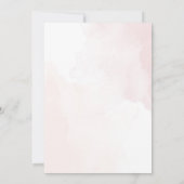 ミニマリストボホボタニカルテラコッタ結婚ズ 招待状 (裏面)