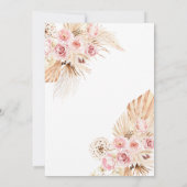 ミニマリストボホーレインボー誕生日テーマ招待状 招待状 (裏面)