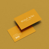 ミニマリストボホ金ゴールドエレガント&エステティックシック 名刺