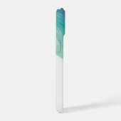 ミニマリストボート 海の波 iPhoneケース iPhone 15ケース (右側面)