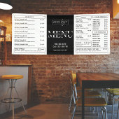 ミニマリストポップ・アートのマーケットアップショップレストランフードメニュー 横断幕