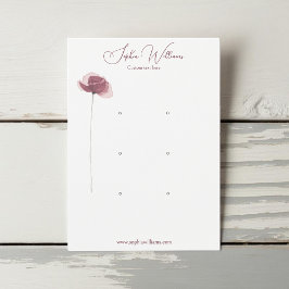 ミニマリストポピートリプルスタッドジュエリーディスプレイカード