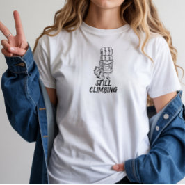 ミニマリストマウンテンTシャツ シンプルなラインのデザイン Tシャツ