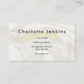 ミニマリストマエレガントーブルプロフェッショナル 名刺 (裏面)