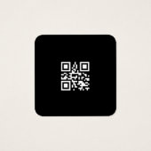 ミニマリストマツエクアーティストQRコード名刺 (正面)