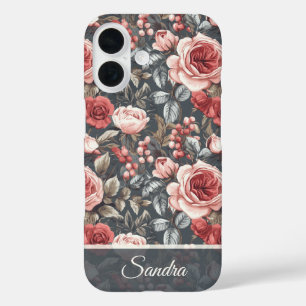 ミニマリストママへのギフトバラの花の名前 iPhone 16ケース