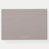 ミニマリストマルティニブラウンエアブロンバケーションレンタル ゲストブック (裏面)