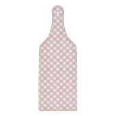 ミニマリストミュートされたピンクシェードプレイドパターン カッティングボード (正面)
