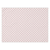ミニマリストミュートされたピンクシェードプレイドパターン テーブルクロス (正面(横))