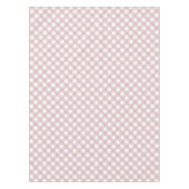 ミニマリストミュートされたピンクシェードプレイドパターン テーブルクロス (正面)