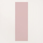 ミニマリストミュートされたピンクシェードプレイドパターン ヨガマット (裏面)