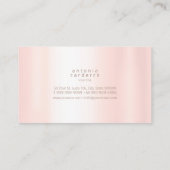 ミニマリストメタル波2トーンバラ金ゴールドID805 名刺 (裏面)