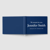 ミニマリストメモリーズゲストブック ゲストブック (全面)