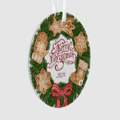 ミニマリストメリークリスマスオーナメント オーナメント (正面)