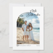 ミニマリストメレカリキマカ写真ホリデーカード シーズンカード (正面)