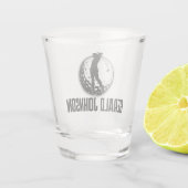 ミニマリストメンズゴルフモノグラムデザイン ショットグラス (裏面)
