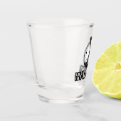 ミニマリストメンズゴルフモノグラムデザイン ショットグラス (左)