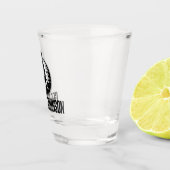 ミニマリストメンズゴルフモノグラムデザイン ショットグラス (右)