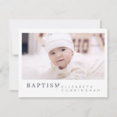 ミニマリストモダンのカスタム写真 サンキューカード (正面)