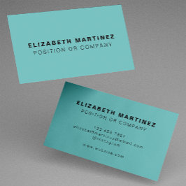 ミニマリストモダンアクアカスタマイズプロフェッショナル 名刺