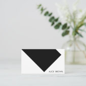 ミニマリストモダンシンプル 名刺 (スタンド正面)