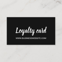 ミニマリストモダントレンディーロイヤリティカード 名刺