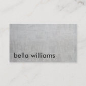 ミニマリストモダンブラックグレーセメントプロフェッショナル 名刺 (正面)
