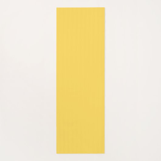 ミニマリストモダンマスタード黄 ヨガマット (裏面)