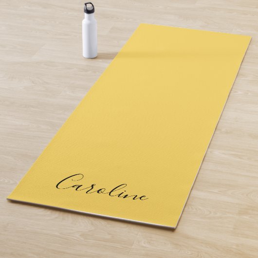 ミニマリストモダンマスタード黄 ヨガマット (インサイチュ)