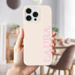 ミニマリストモダンモノグラム iPhone 13ケース<br><div class="desc">ネイビーブルーミニマルモダンリストモノグラムの電話ケース。自分のiPhoneケースパーソナライズされたを名前をカスタムするモノグラムで作成する。</div>