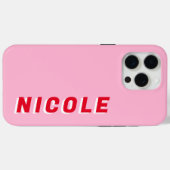 ミニマリストモダンモノグラム Case-Mate iPhoneケース (裏面 (横))