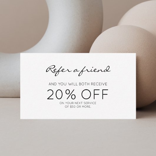 ミニマリストモダン紹介 紹介カード