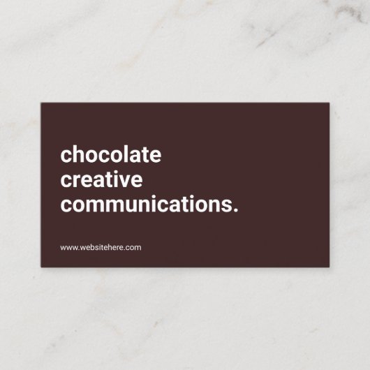 ミニマリストモノグラムオンマ素朴ルーン | Sans Serif 名刺 (正面)