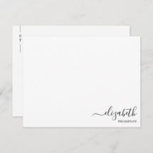 ミニマリストモノグラムブラック&ホワイトシンプル