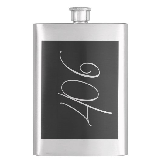 ミニマリストモンタナ406ブラッククラシックフラスコ フラスク (正面)