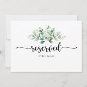 ミニマリストユーカリプタスレディング予約 (正面)