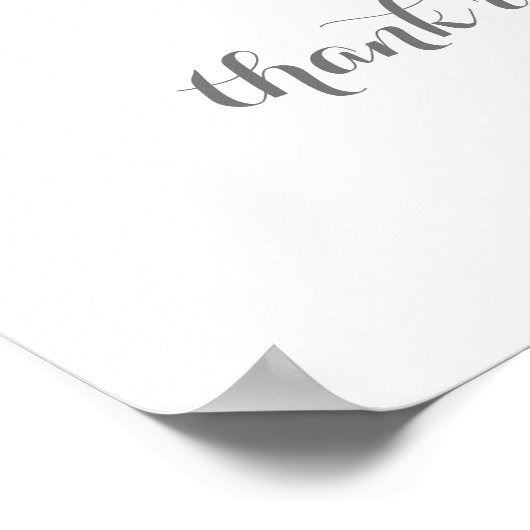 ミニマリストユーカリリハーサルディナーウェルカム ポスター (角)