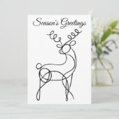 ミニマリストラインアートトナディアシーズンのご挨拶 シーズンカード (スタンド正面)