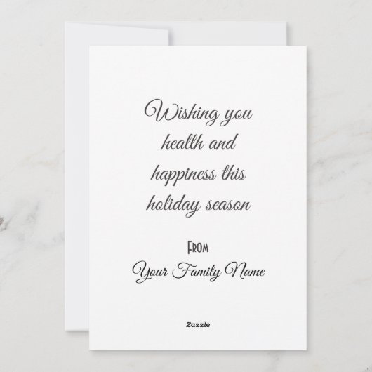 ミニマリストラインアートトナディアシーズンのご挨拶 シーズンカード (裏面)