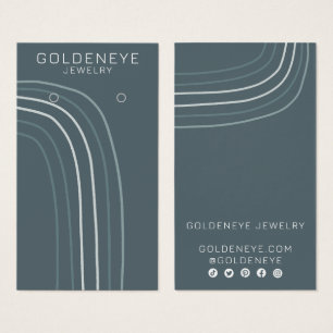 ミニマリストラインシックイヤリングジュエリーディスプレイカード