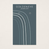 ミニマリストラインシックイヤリングジュエリーディスプレイカード (正面)