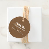 ミニマリストラウンドロゴビジネスつるラベル フェイバータグ (インサイチュ)