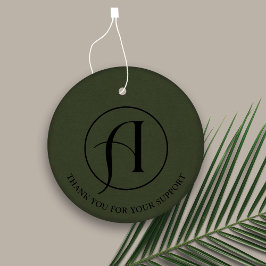 ミニマリストラウンドロゴビジネスつるラベル フェイバータグ