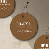 ミニマリストラウンドロゴビジネスつるラベル フェイバータグ