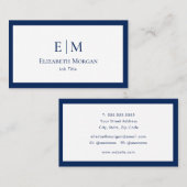 ミニマリストラグジュアリモダンー 名刺 (正面/裏面)